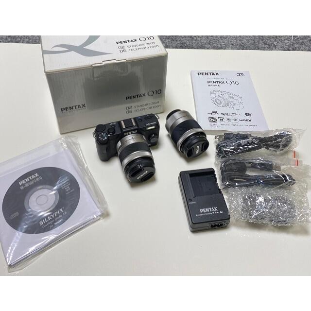 PENTAX Q10 レンズ交換式デジタル一眼カメラ 人気商品 スマホ/家電