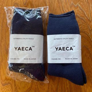 ヤエカ(YAECA)のYAECA パイルソックス NAVY×2足(ソックス)