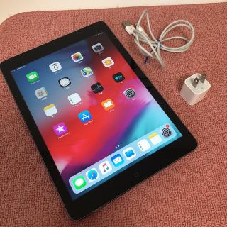 アイパッド(iPad)の美品 Apple iPad Air 16GB Wi-Fiモデル 黒 動作品 1(タブレット)