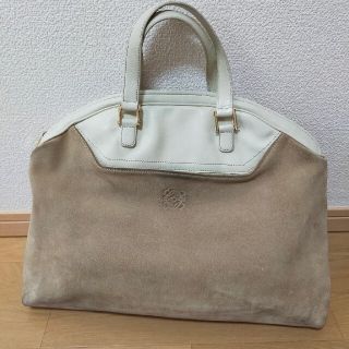 ロエベ(LOEWE)のLOEWE（ロエベ）スエードバッグ　中古品　格安(ボストンバッグ)