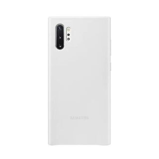 サムスン(SAMSUNG)のGalaxy Note10+ レザーカバー Samsung純正 ホワイト(Androidケース)