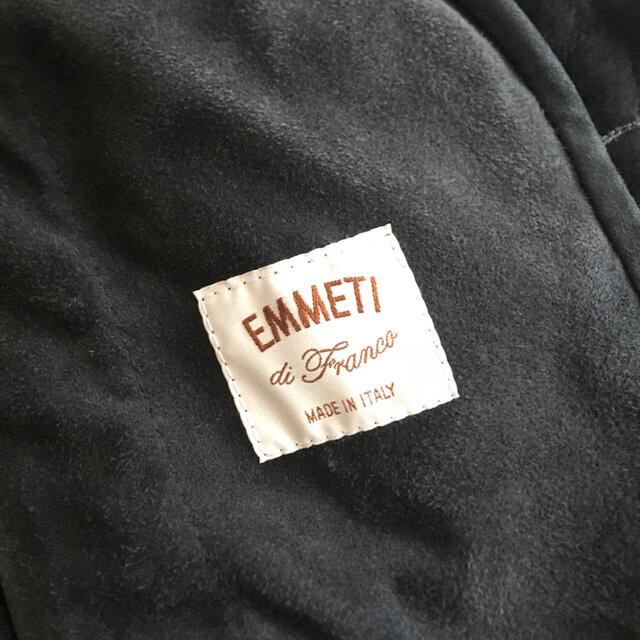 エンメティ　ネイビームートンPコート46 メンズのジャケット/アウター(ピーコート)の商品写真