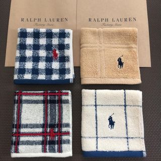 ラルフローレン(Ralph Lauren)のまとめ買いもお気軽に୧⍢⃝୨ラルフローレン タオルハンカチ(ハンカチ/ポケットチーフ)