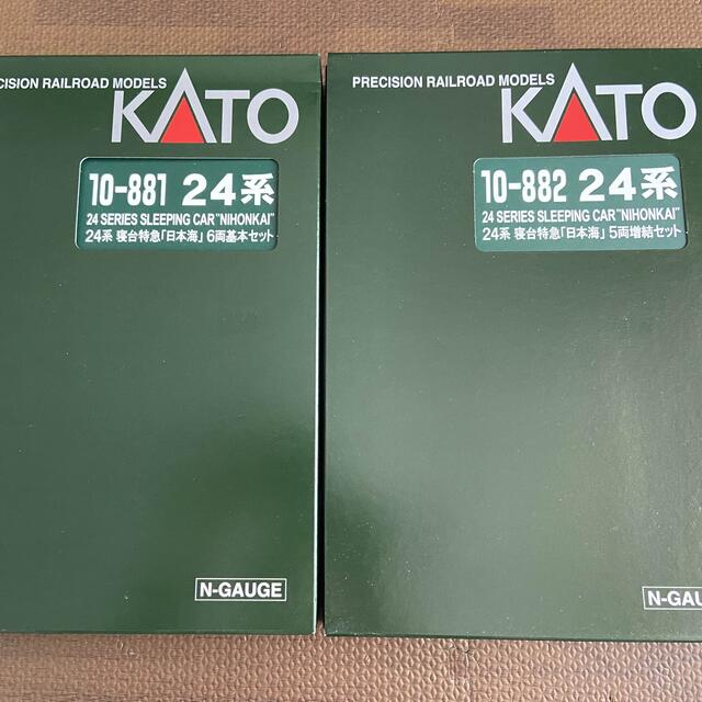 KATO 881 24系寝台特急 日本海 基本6両セット 882 増結5両セット