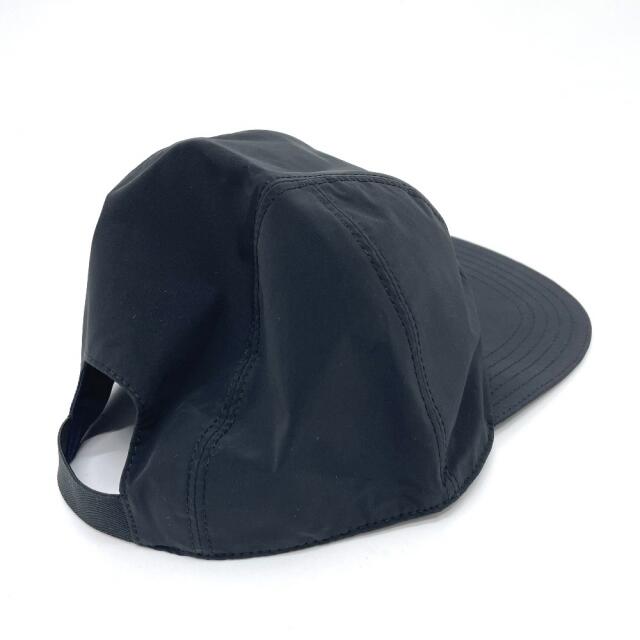 エルメス H刺繍 キャップ 帽子 ブラック