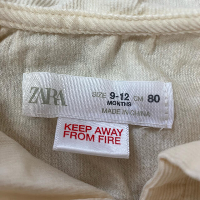 ZARA(ザラ)のZARA ブラウス80cm  9-12month キッズ/ベビー/マタニティのベビー服(~85cm)(シャツ/カットソー)の商品写真