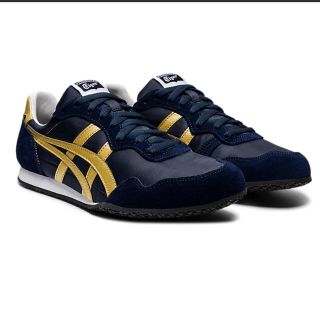 オニツカタイガー(Onitsuka Tiger)のオニツカタイガー　24センチ　ネイビーゴールド(スニーカー)