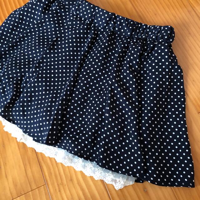 しまむら(シマムラ)のインナーパンツあり スカート レース レディースのスカート(ミニスカート)の商品写真