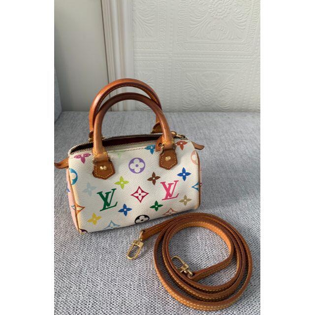 LOUIS VUITTON ミニ・スピーディ モノグラム マルチカラー ブラック