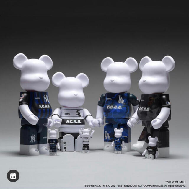 BE@RBRICK FCRB MLB 100%&400% 4対セット | フリマアプリ ラクマ