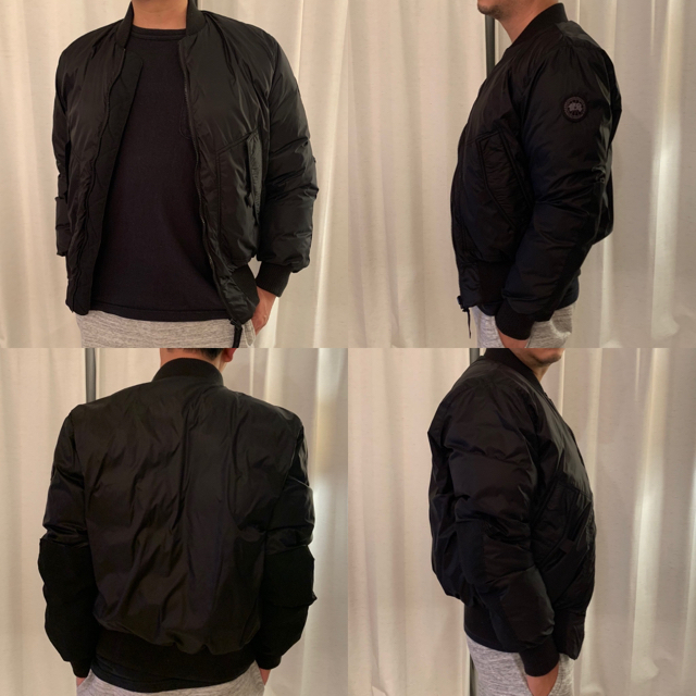 CANADA GOOSE(カナダグース)のカナダグース  リバーシブル FRASER BOMBER ブラックラベル メンズのジャケット/アウター(ダウンジャケット)の商品写真