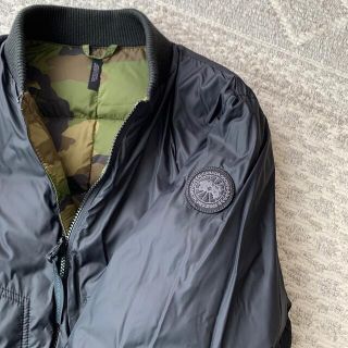 カナダグース(CANADA GOOSE)のカナダグース  リバーシブル FRASER BOMBER ブラックラベル(ダウンジャケット)