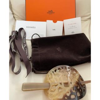 エルメス HERMES バッファローホーン かんざし エアアクセサリー