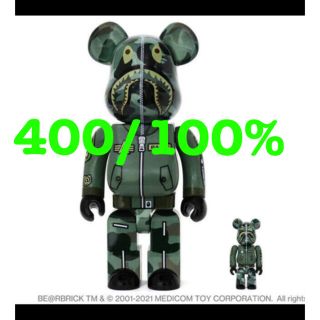 メディコムトイ(MEDICOM TOY)のBE@R BRICK BAPE×ALPHA 400% & 100%(その他)