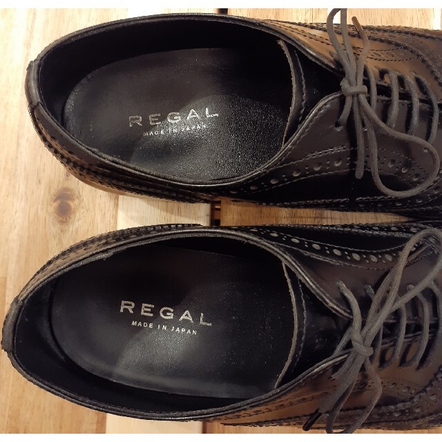 REGAL(リーガル)のリーガル レディース F23H ウイングチップ レースアップシューズ  24.5 レディースの靴/シューズ(ローファー/革靴)の商品写真