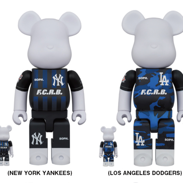 BE@RBRICK F.C.R.B × MLB 100％&400％  4点セットその他