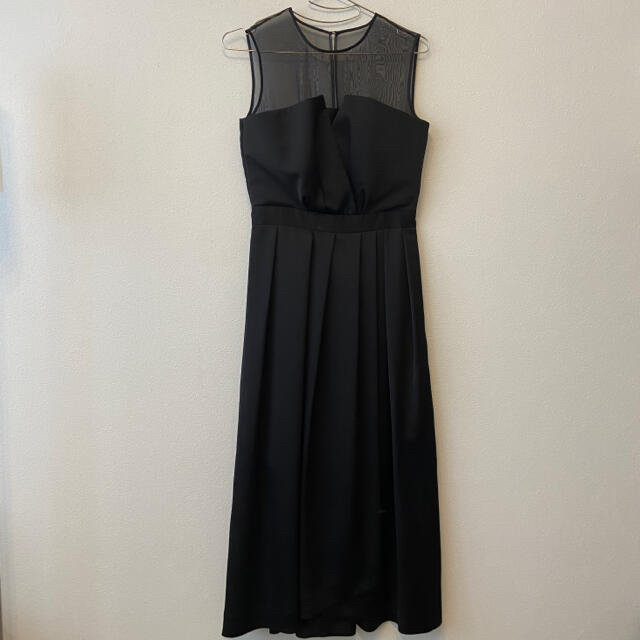 オケージョン ワンピース ブラック レディースのフォーマル/ドレス(ロングドレス)の商品写真