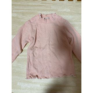 キッズズー(kid’s zoo)のキッズズー　新品　90cm トップス　セーター　長袖　ピンク　ベビー　女の子(Tシャツ/カットソー)