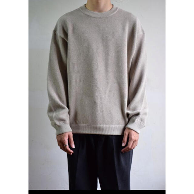 crepuscule クレプスキュールMoss stitch L/S sweat 最終値下げ www