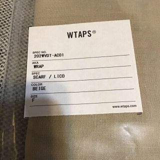 W)taps - 定価以下 20AW WTAPS WRAP / SCARF / LICO マフラーの通販 by