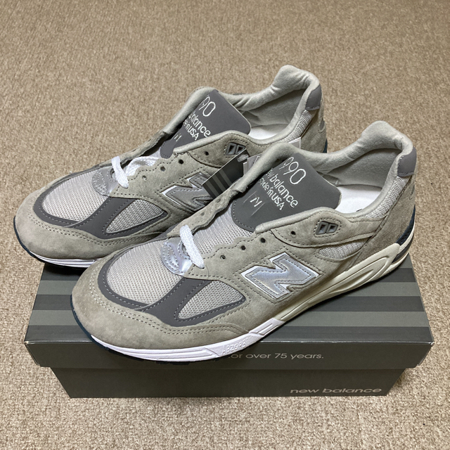 直営店購入レシート付 new balance M990GY2 27ニューバランス