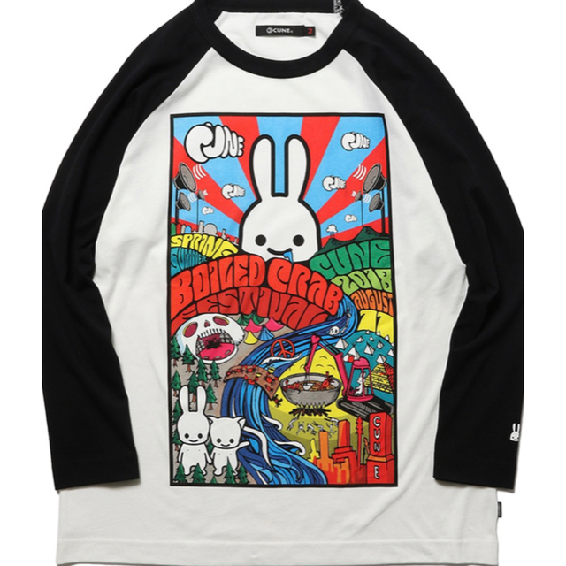 CUNE/ラグランTシャツ【蟹煮会】 | watercolor-in-arras.fr
