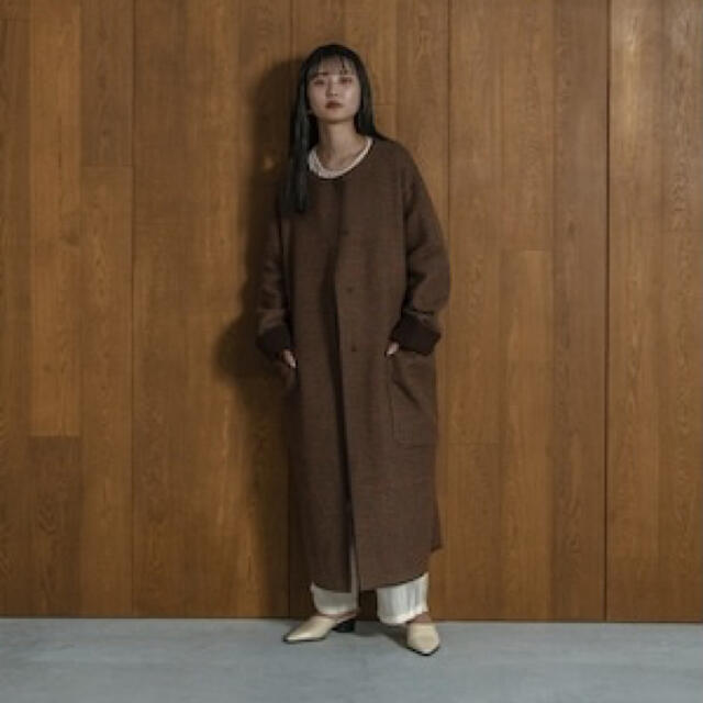 iam  reversible wool long coat