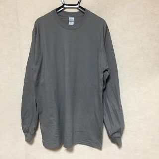 ギルタン(GILDAN)の新品 GILDAN ギルダン 長袖ロンT チャコールグレー M(Tシャツ/カットソー(七分/長袖))