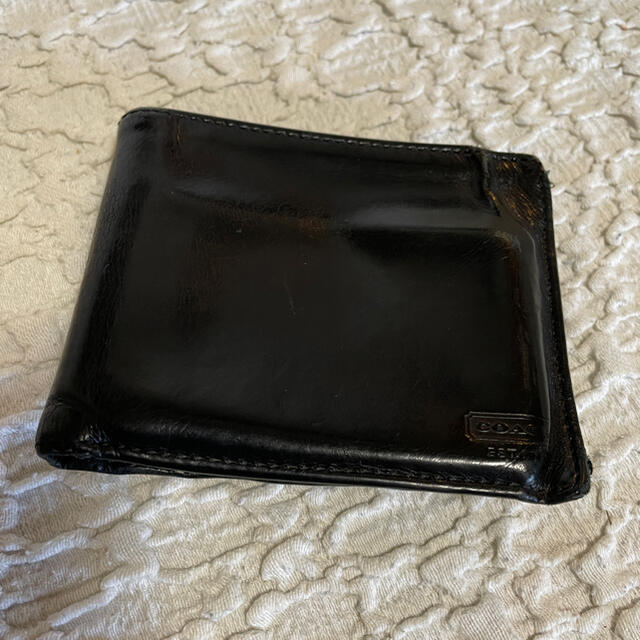 COACH(コーチ)のコーチ　２つ折り　財布　ブラック メンズのファッション小物(折り財布)の商品写真