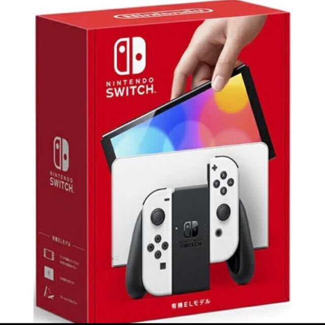 Nintendo Switch(ニンテンドースイッチ)の新型 Nintendo Switch  有機ELモデル ホワイト 新品未開封 エンタメ/ホビーのゲームソフト/ゲーム機本体(家庭用ゲーム機本体)の商品写真