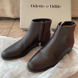 オデットエオディール(Odette e Odile)のオデット美品ブーツダークブラウン(ブーツ)