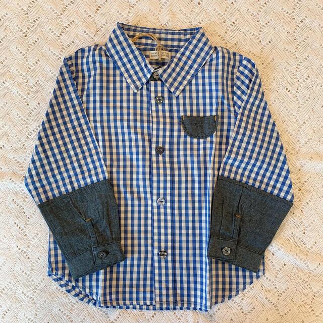 RAG MART(ラグマート)の新品　チェックシャツ　95サイズ キッズ/ベビー/マタニティのキッズ服男の子用(90cm~)(Tシャツ/カットソー)の商品写真