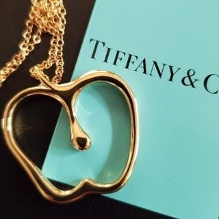 ティファニー(Tiffany & Co.)のティファニー  アップル ロング ネックレス 76㎝ YG(ネックレス)