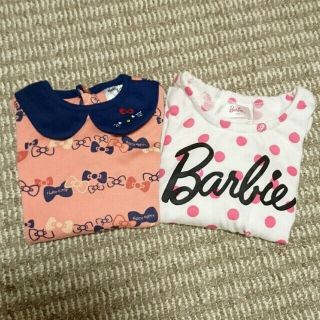 バービー(Barbie)の専用⭐女の子用トップス２着セット＊95(Tシャツ/カットソー)