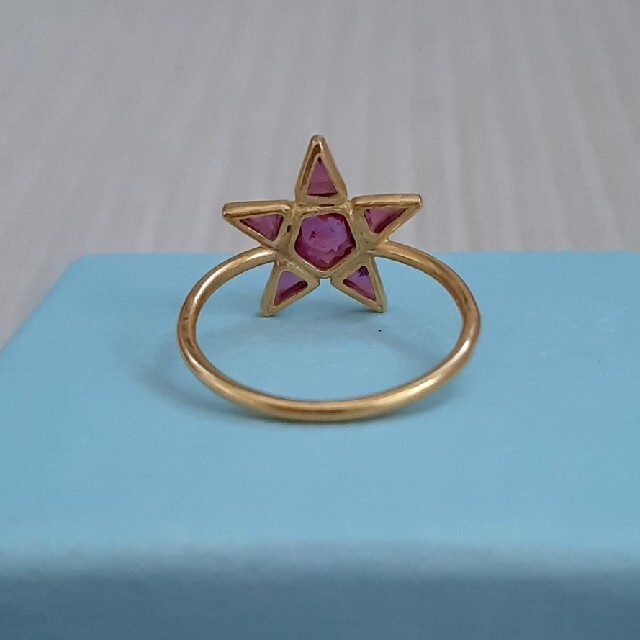 マリーエレーヌドゥタイヤック リング ピンクトルマリン 星 スター マリーエレーヌドゥタイヤック リング ピンクトルマリン 星 スター