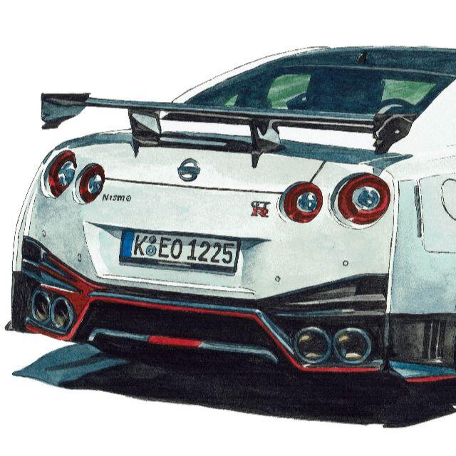 NC-641 Z35/GT-R R35限定版画 直筆サイン額装●作家 平右ヱ門