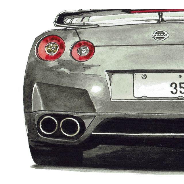 NC-886 GT-R R34/R32限定版画サイン額装作家平右ヱ門