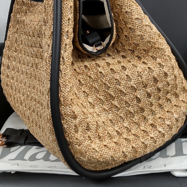 Max Mara - ーMaxMara かごバッグ ストローバッグ 麻素材ーの通販 by