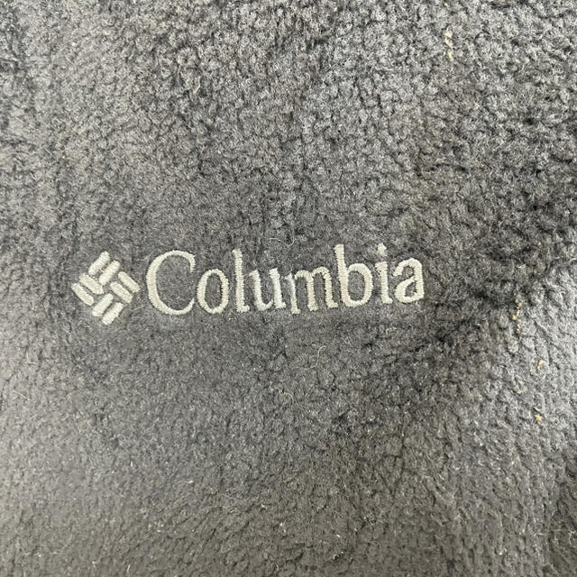 Columbia(コロンビア)の【希少‼︎】コロンビア 刺繍 ワンポイント フリースジャケット ボア ブラック メンズのジャケット/アウター(ブルゾン)の商品写真