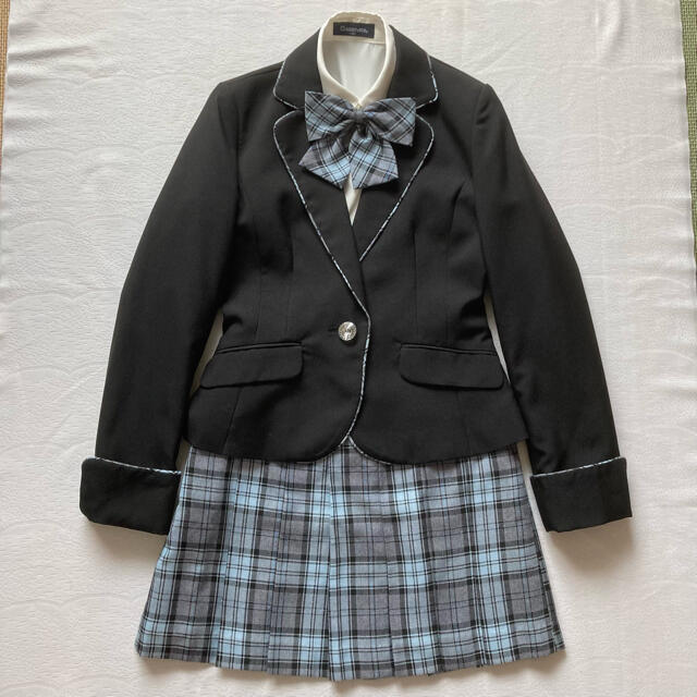 クラスメイト　フォーマルスーツ　165 ブラック　ブルー　卒業式　女の子　卒服 キッズ/ベビー/マタニティのキッズ服女の子用(90cm~)(ドレス/フォーマル)の商品写真