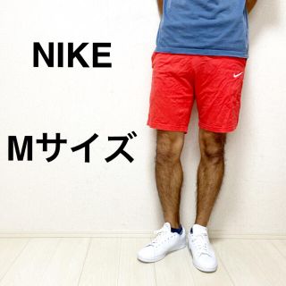 ナイキ(NIKE)のNIKE ナイキ ハーフパンツ ショートパンツ 80s 紺タグ レッド Mサイズ(ショートパンツ)