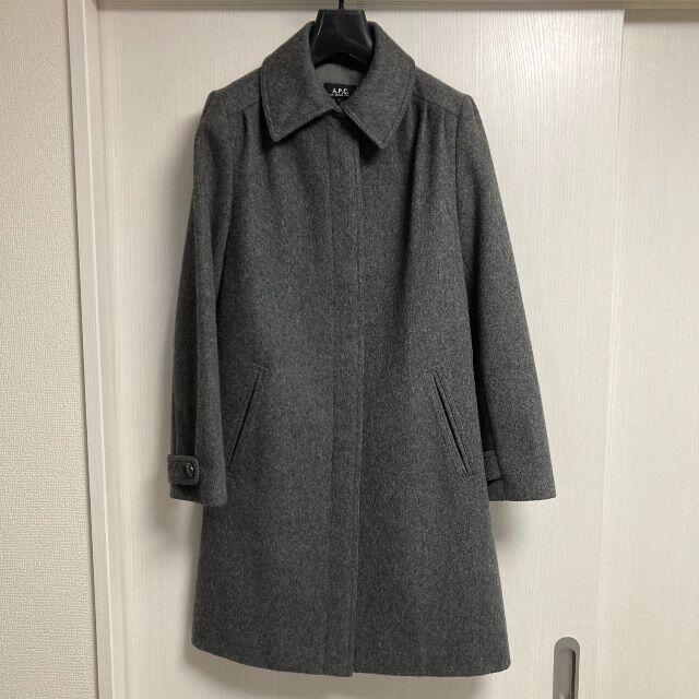 A.P.C. メルトンステンカラーコート sizeS