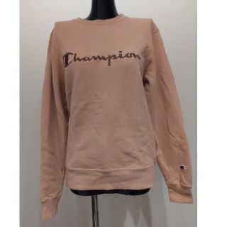 チャンピオン(Champion)のChampion　トレーナー　ピンクベージュ(トレーナー/スウェット)