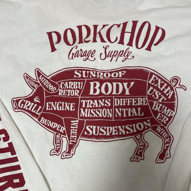 PORKCHOP GARAGE SUPPLY ロンT Lサイズ ホワイト