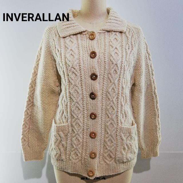 INVERALLAN インバーアラン 襟付きランバーカーディガン - カーディガン