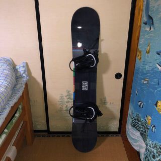 フロー(FLOW)のスノーボード 板 ビンディング付き 150cm(ボード)