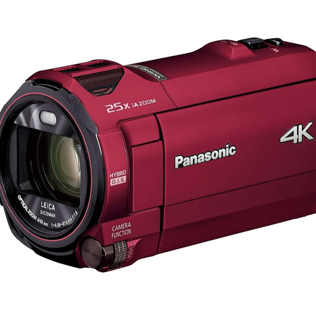 Panasonic - パナソニック 4K ビデオカメラ HC-VZX992M レッド 64GB