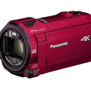 パナソニック(Panasonic)のパナソニック 4K ビデオカメラ HC-VZX992M レッド 64GB(ビデオカメラ)