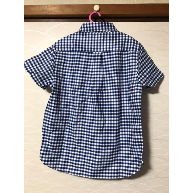 ギンガムチェック　130 キッズ/ベビー/マタニティのキッズ服男の子用(90cm~)(ブラウス)の商品写真