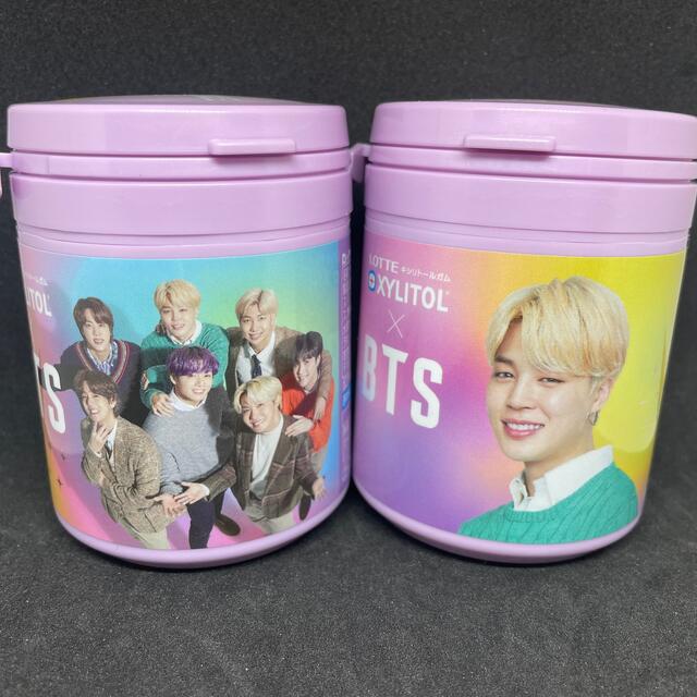 防弾少年団(BTS)(ボウダンショウネンダン)のBTS XYLITOLガムボトル オール＆Jimin  食品/飲料/酒の食品(菓子/デザート)の商品写真